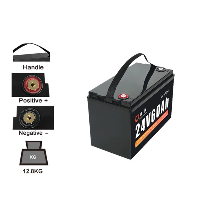 LVWO-24V 25.6V 60Ah LiFePO4 Lithium Battery